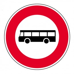 B9f Panneau Interdit aux Bus